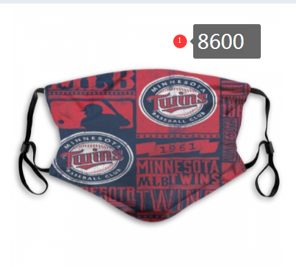 New 2020 Minnesota Twins Dust mask with filter->nba dust mask->Sports Accessory